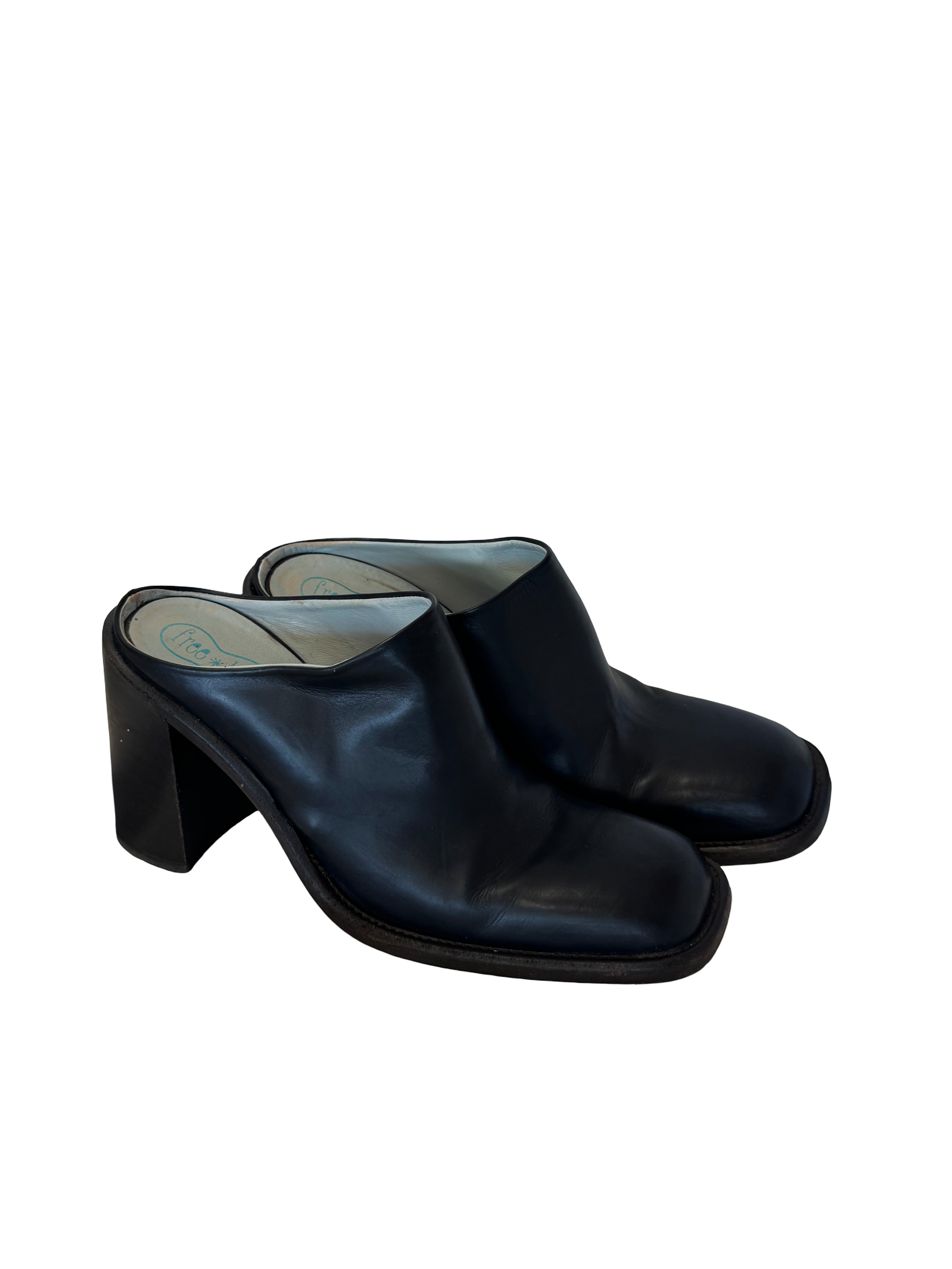 Mules en cuir Free Lance