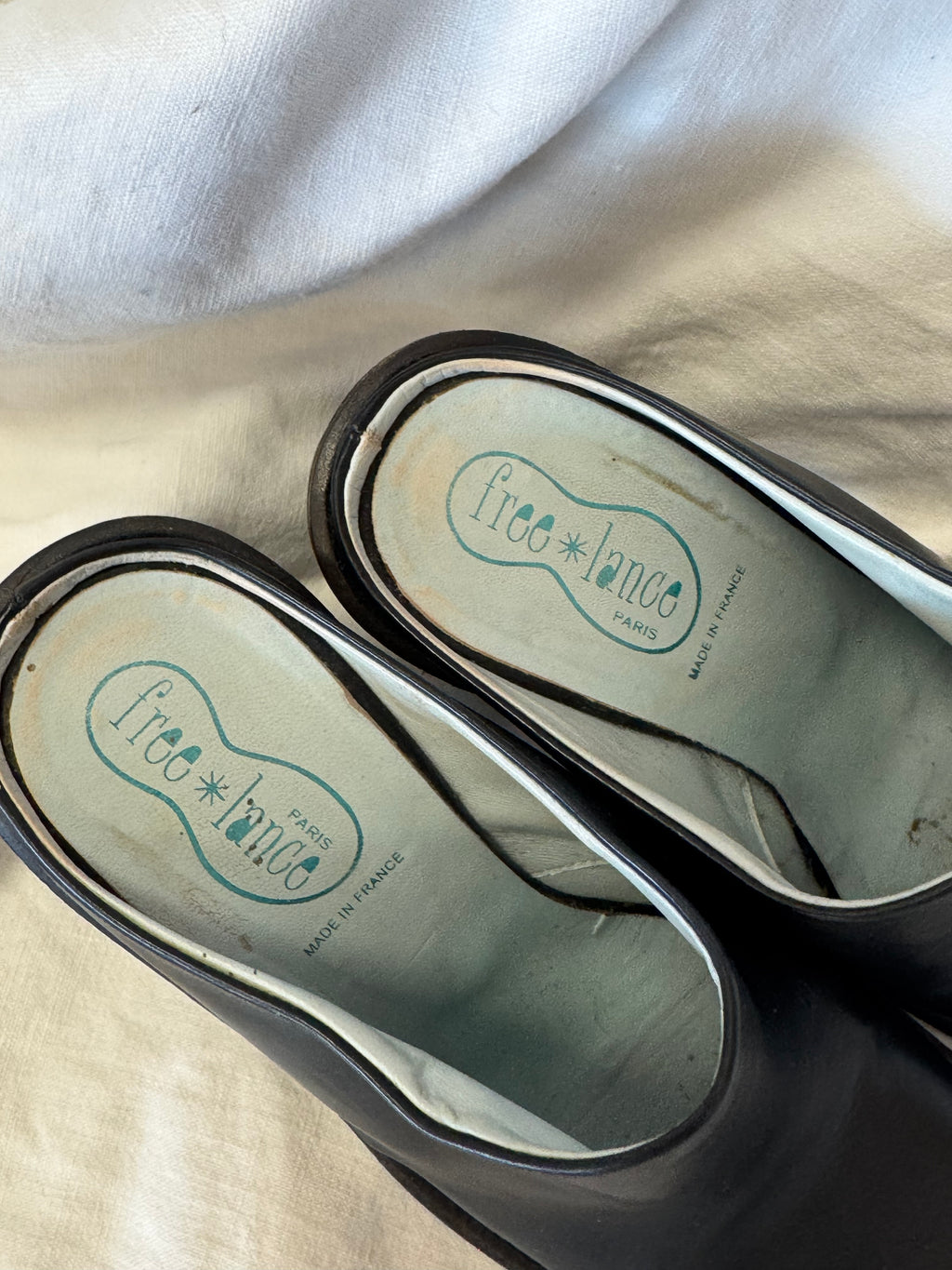 Mules en cuir Free Lance