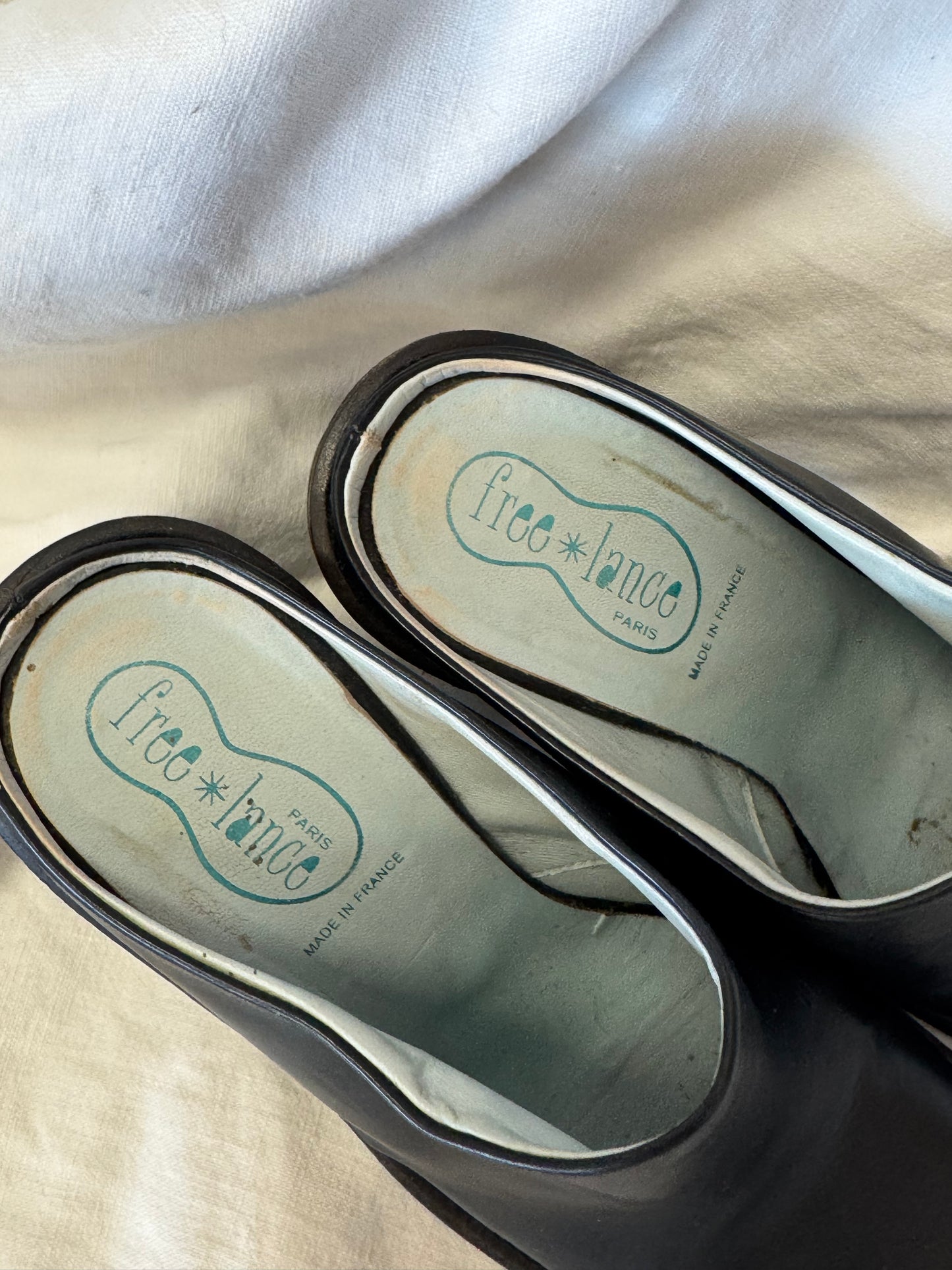 Mules en cuir Free Lance