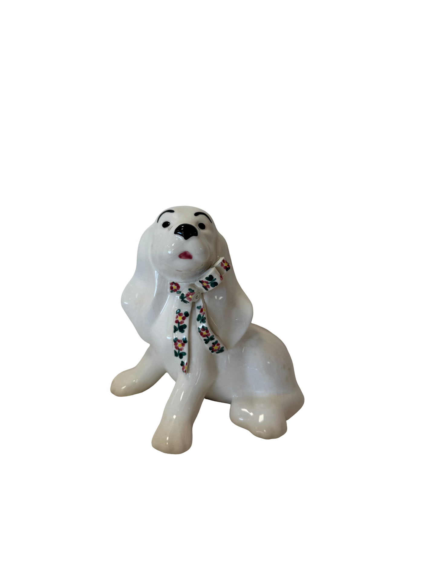 Chien en céramique