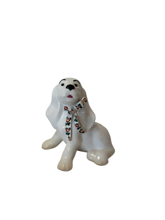 Chien en céramique