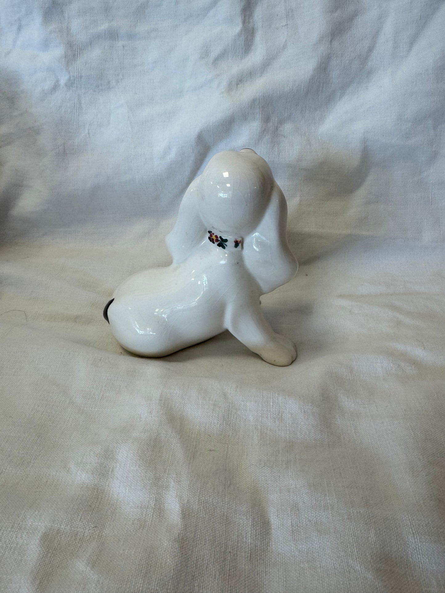 Chien en céramique