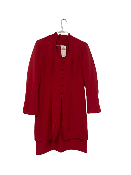 Robe brodée 80s