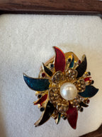 Pince à foulard en métal