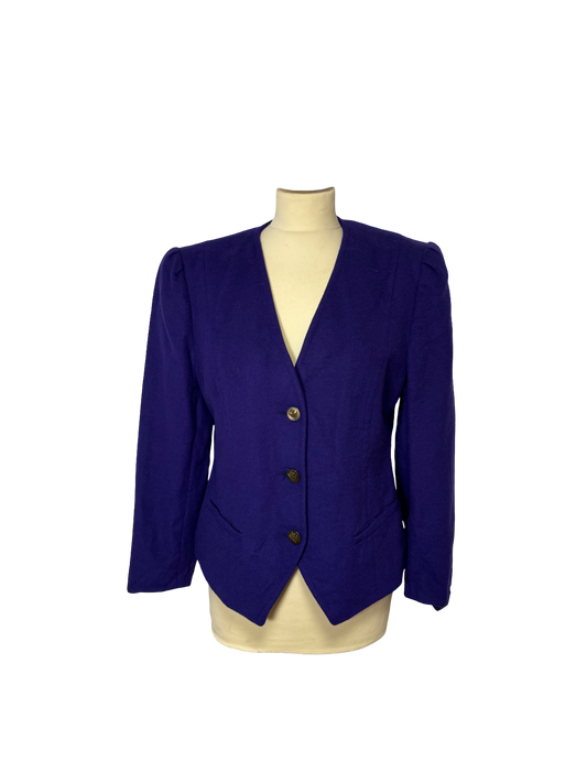 Veste en laine violette