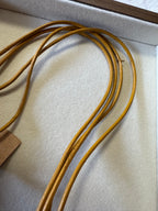 Collier fantaisie jaune