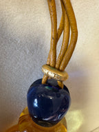 Collier fantaisie jaune