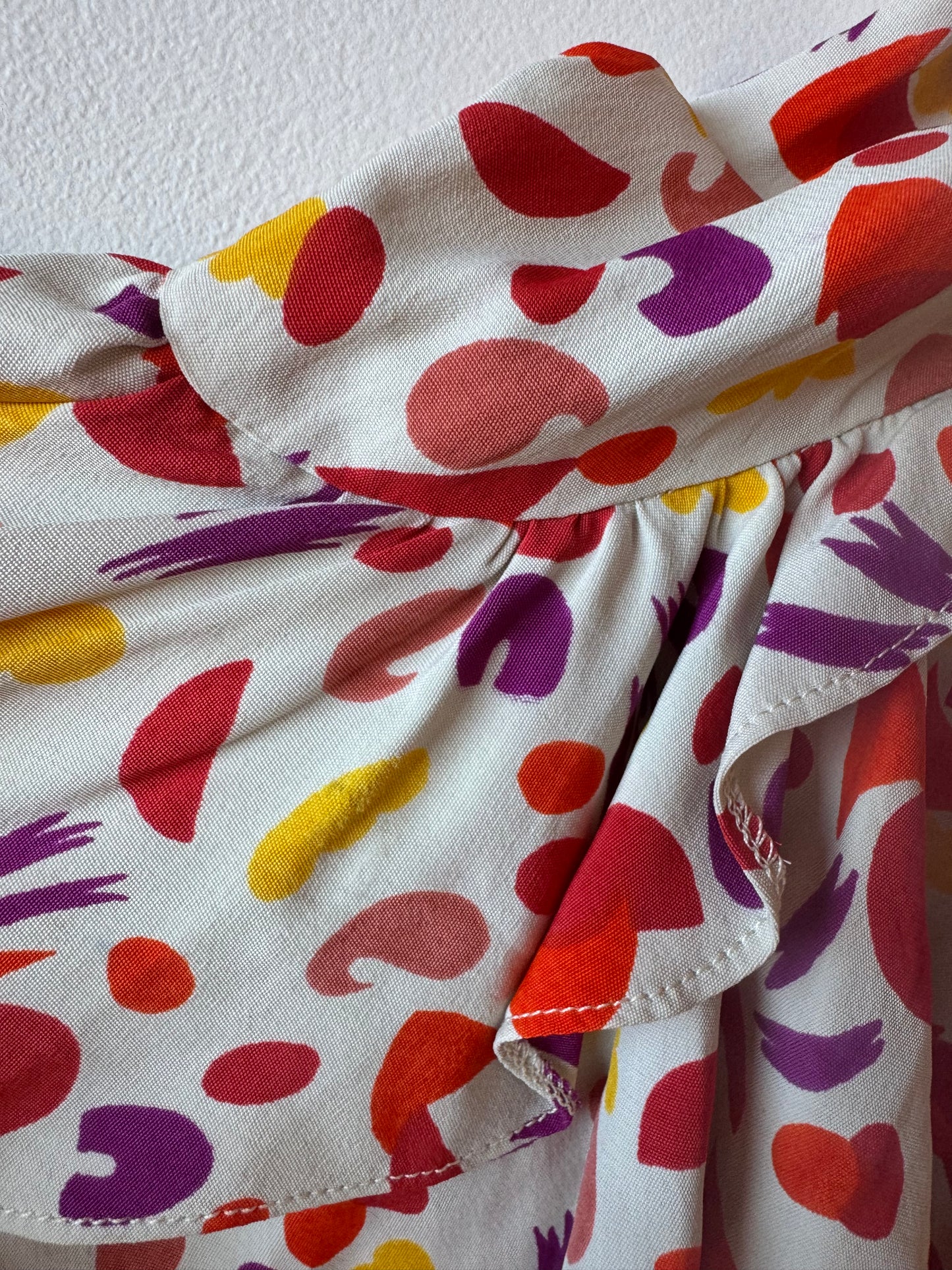 Robe longue à motifs