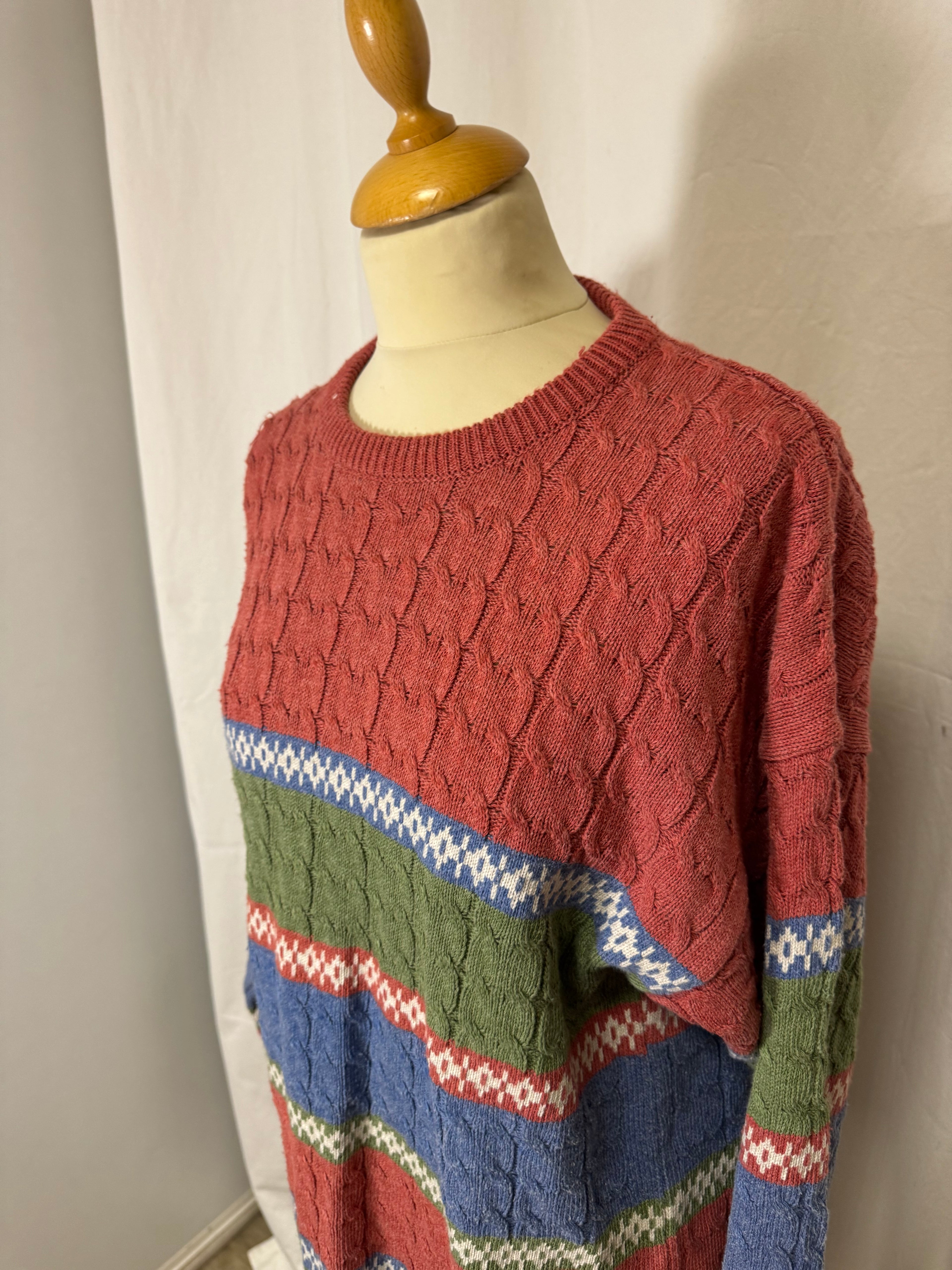 Pull à motifs 90s