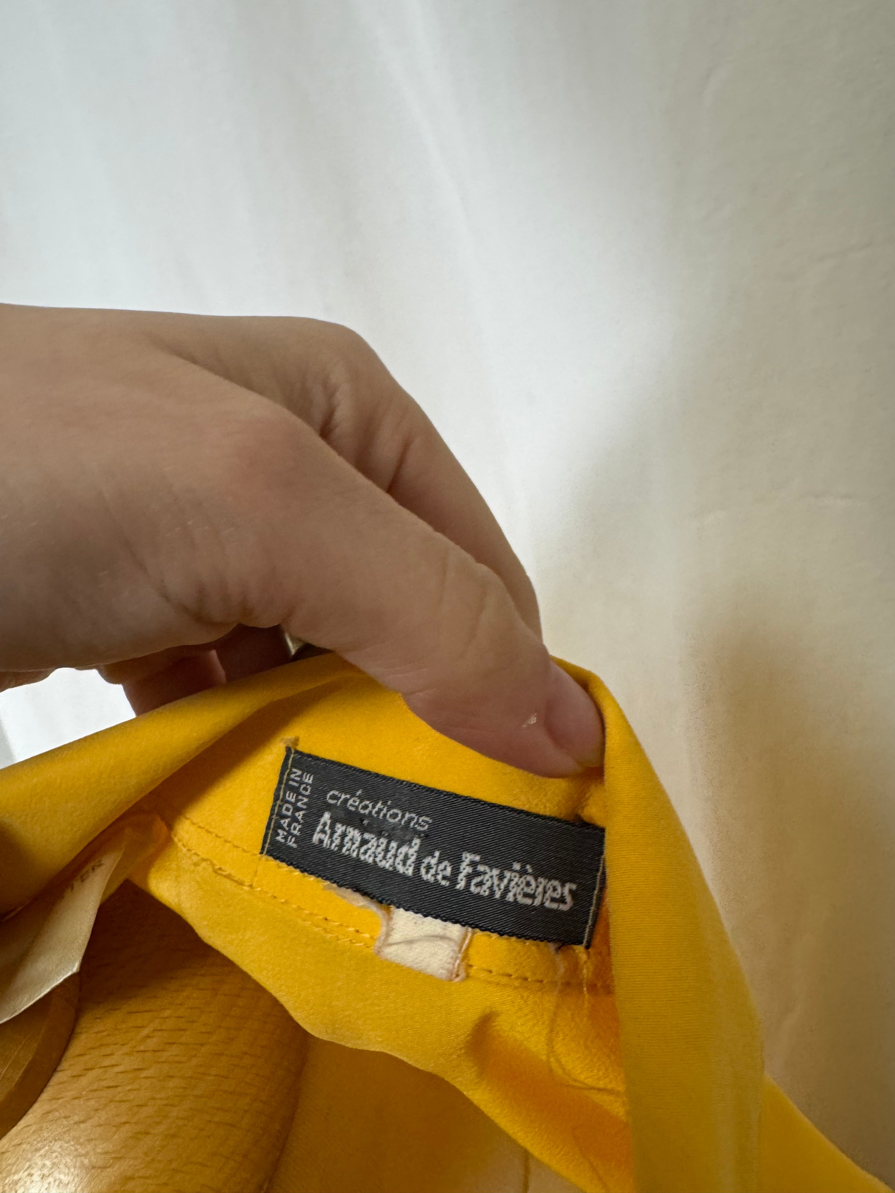 Chemise jaune