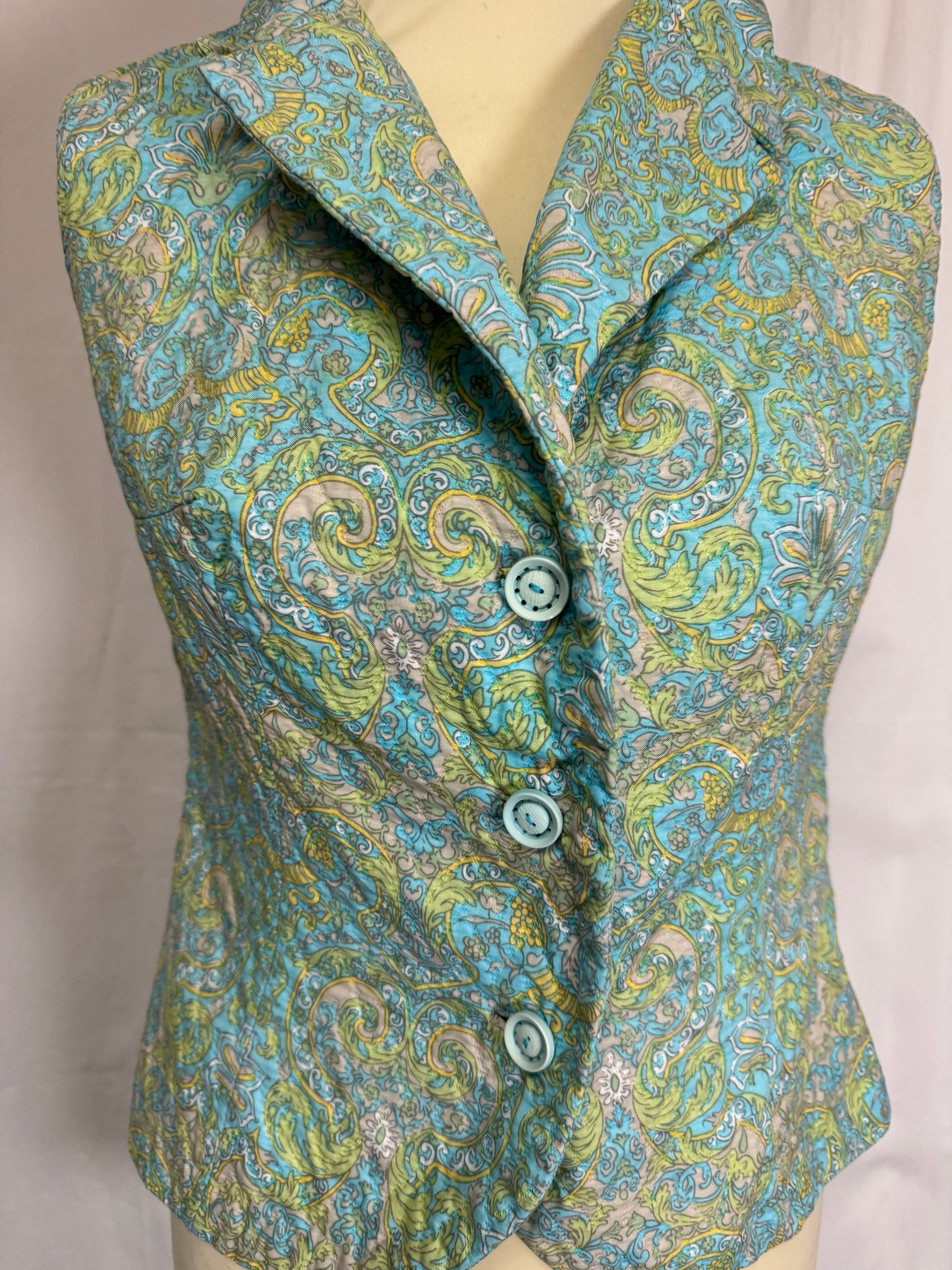 Veston à motifs 70s