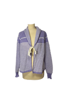 Cardigan violet 70s