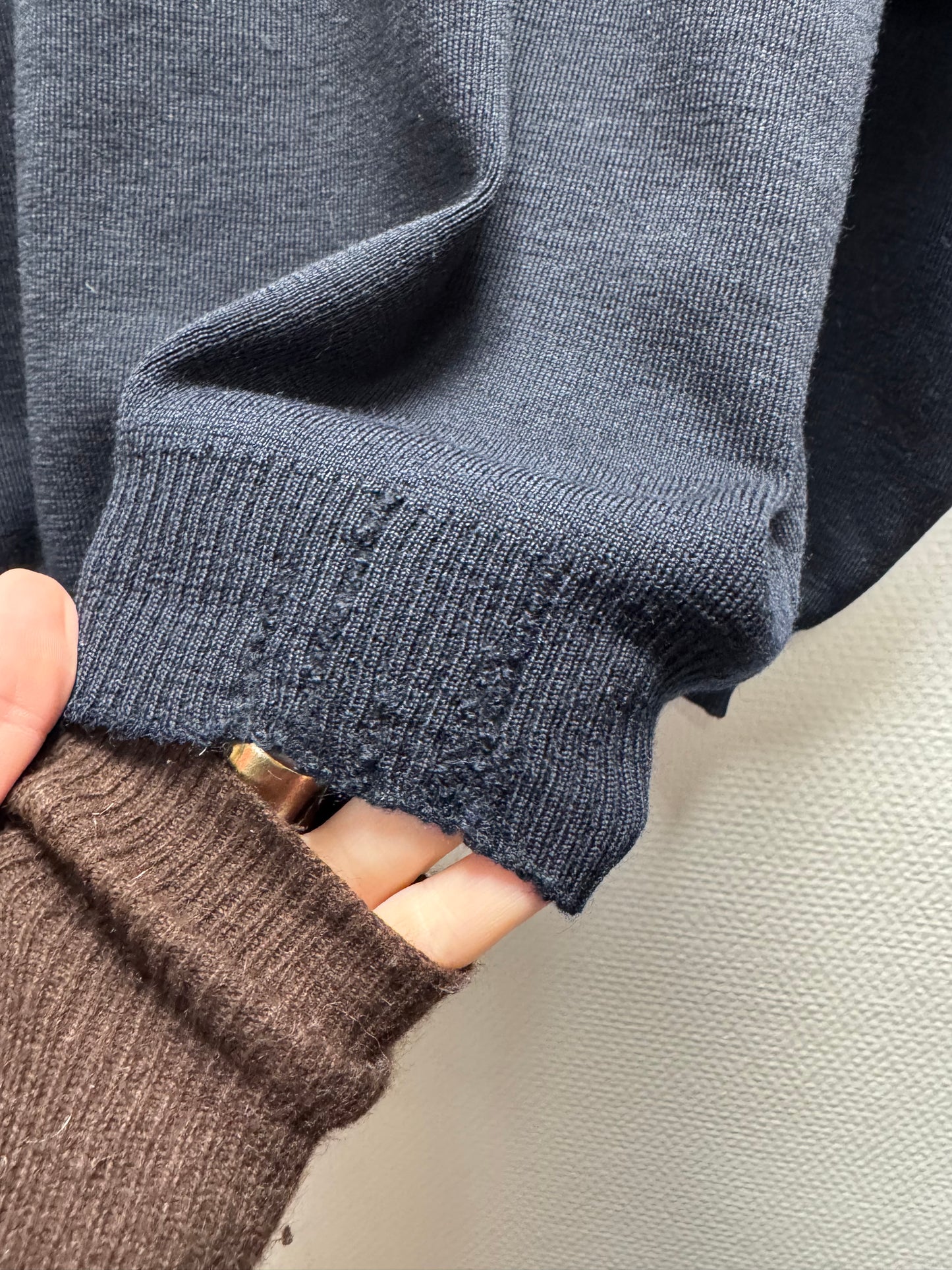 Pull bleu marine