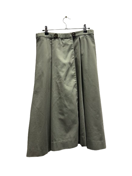 Jupe portefeuille kaki
