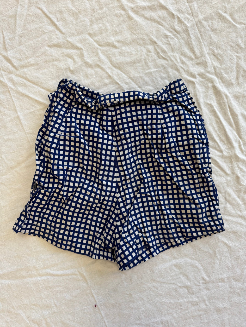 Short à carreaux