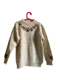 Pull à fleurs
