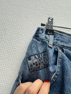Jeans bleu brut