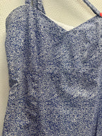 Robe courte à fleurs