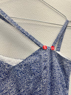 Robe courte à fleurs