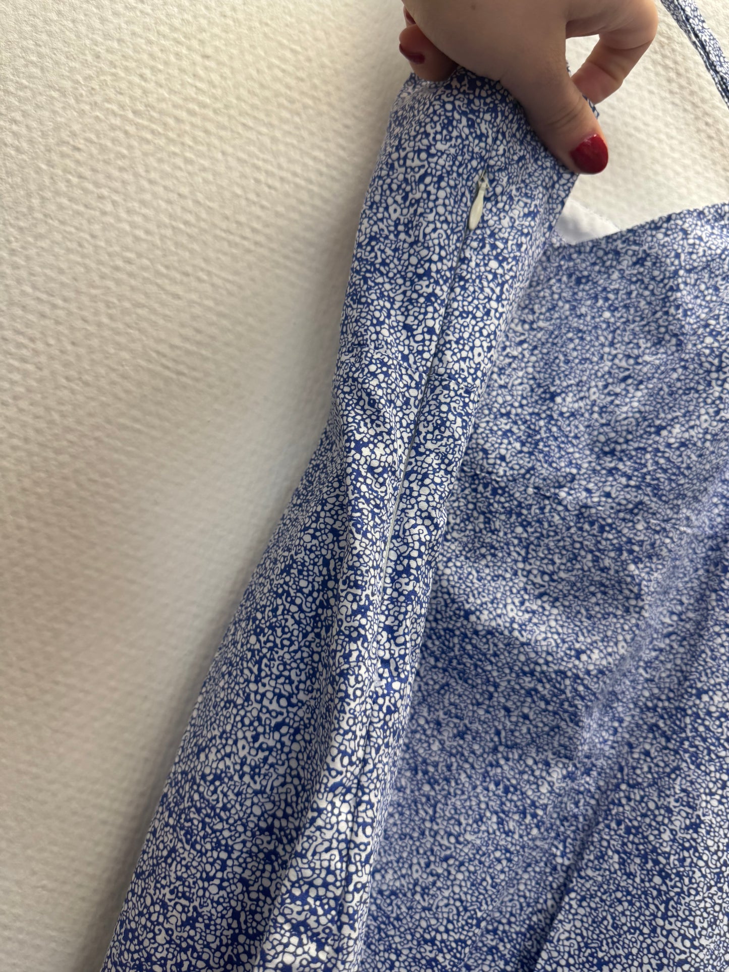 Robe courte à fleurs
