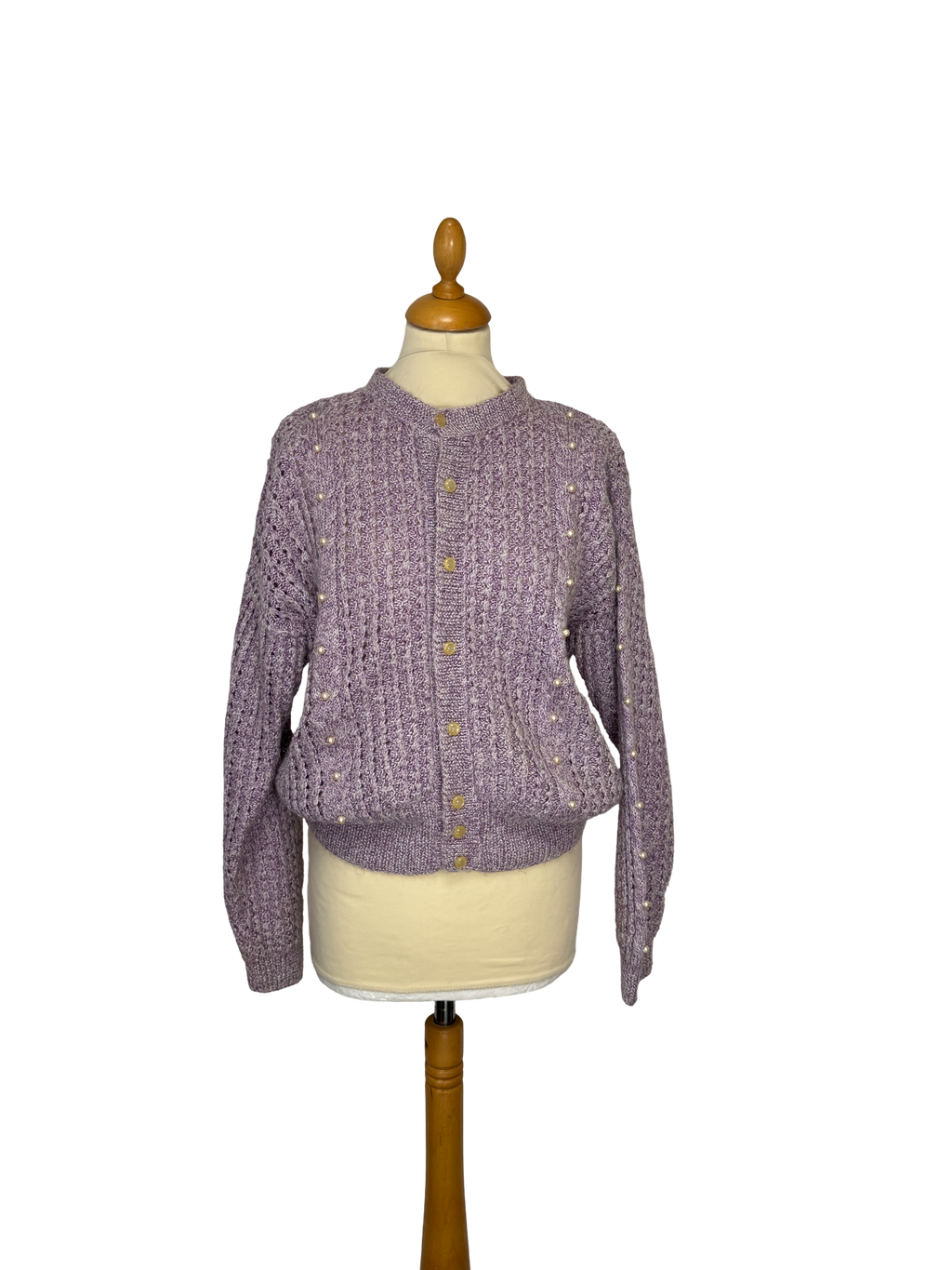 Cardigan violet