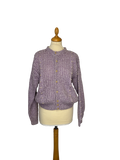 Cardigan violet