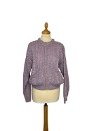 Cardigan violet
