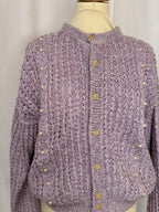 Cardigan violet