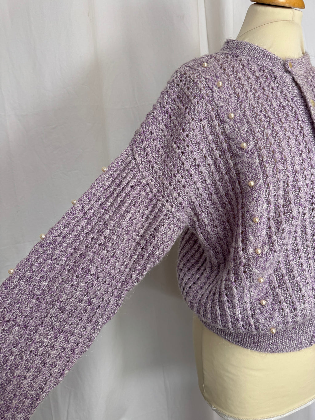 Cardigan violet