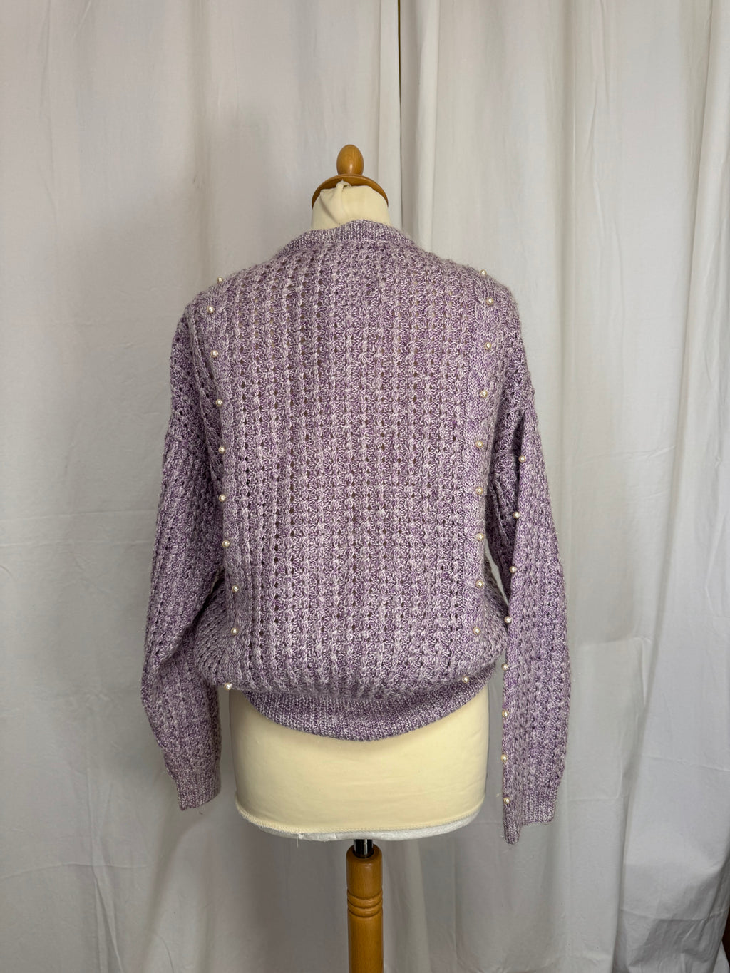 Cardigan violet