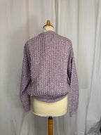 Cardigan violet