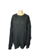 Pull torsade en laine