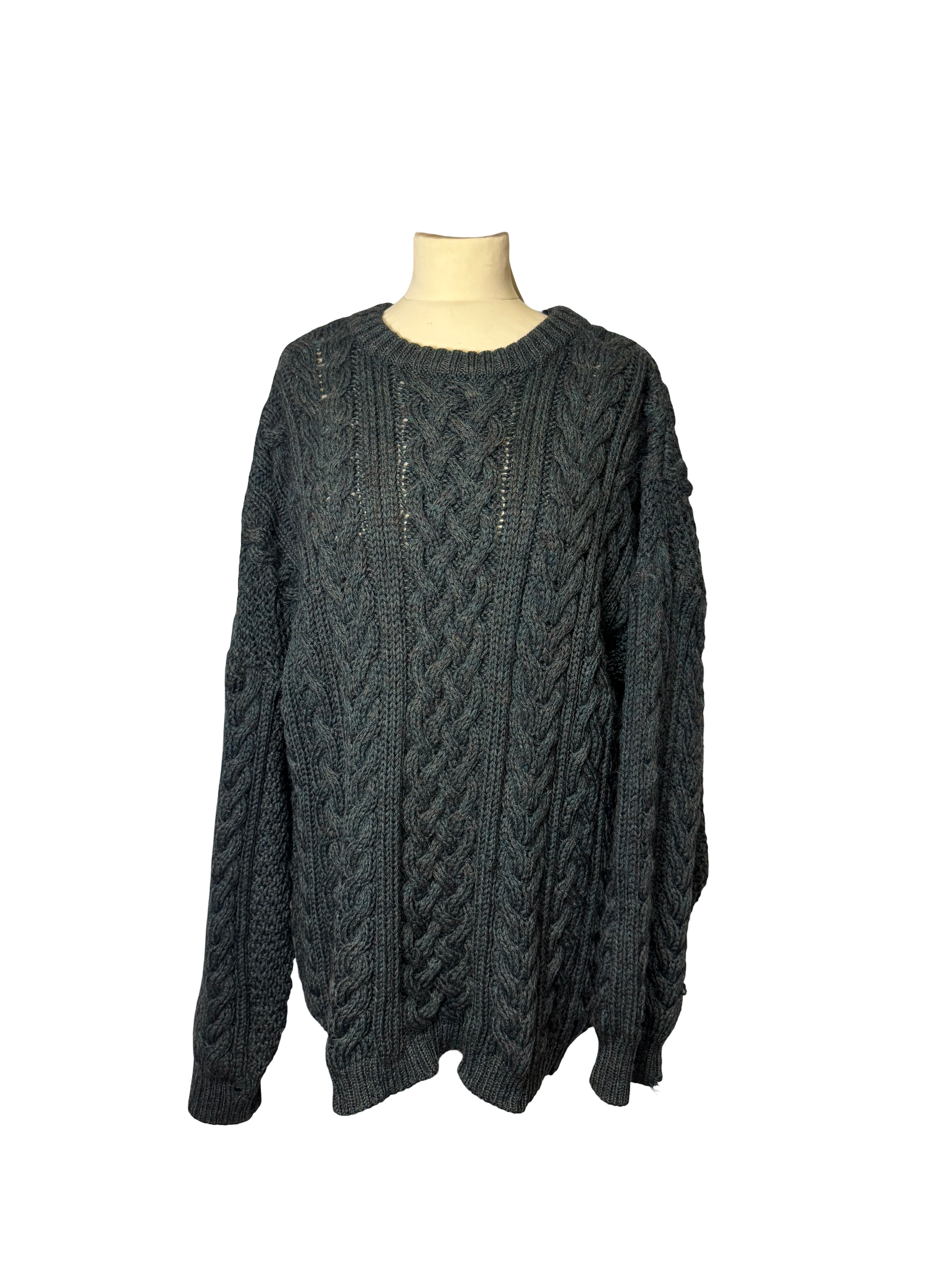 Pull torsade en laine