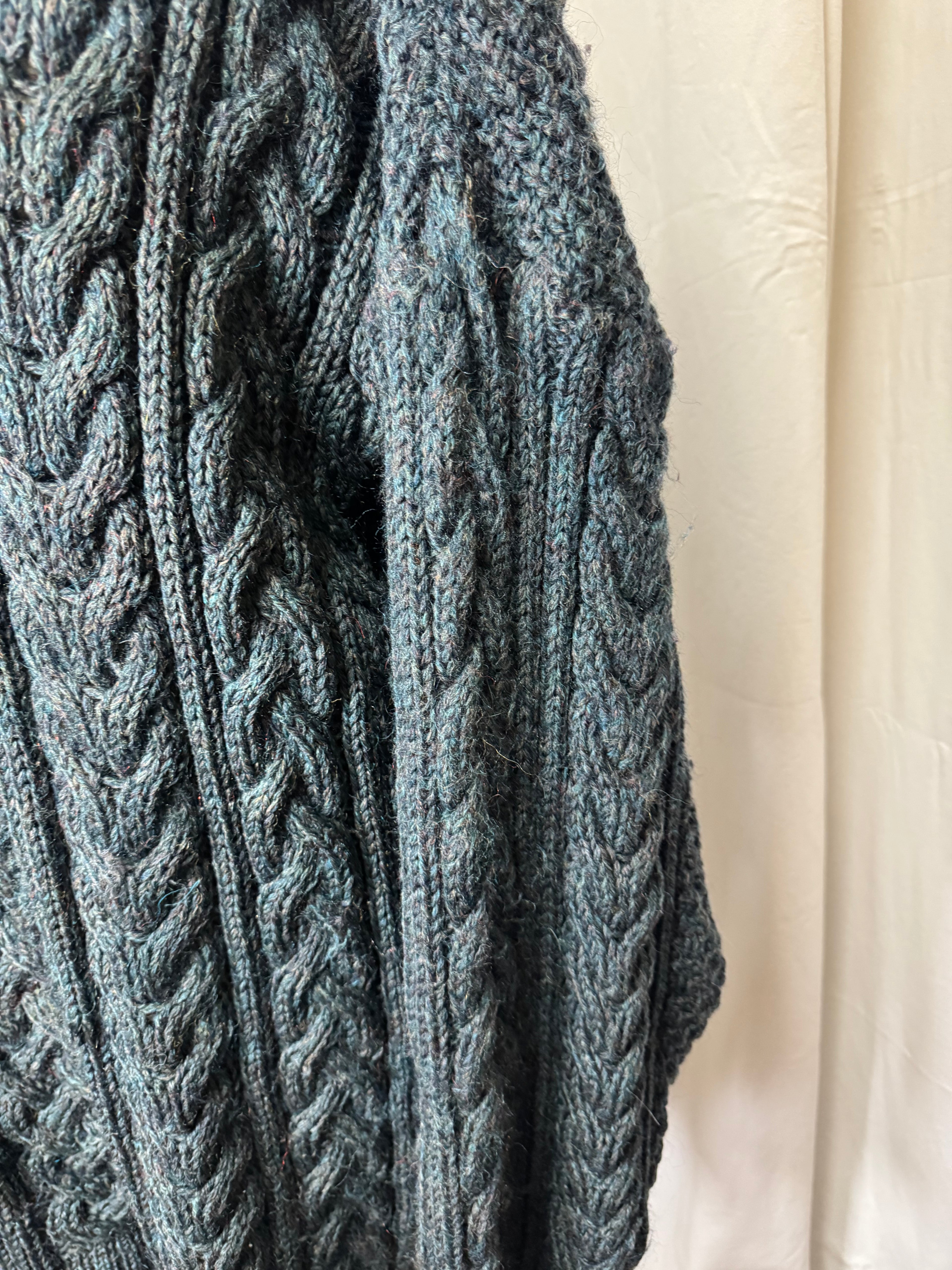 Pull torsade en laine