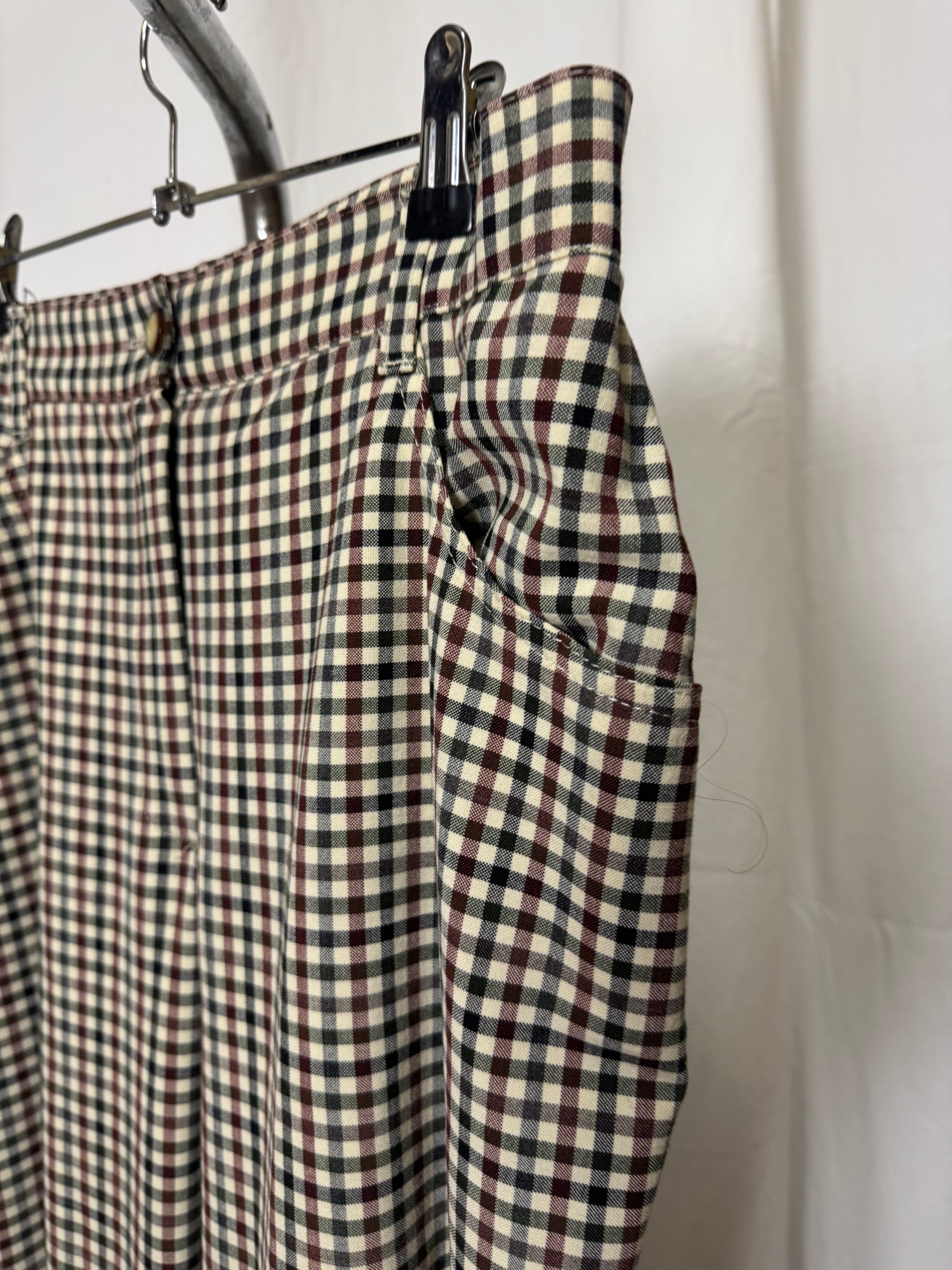 Pantalon à carreaux