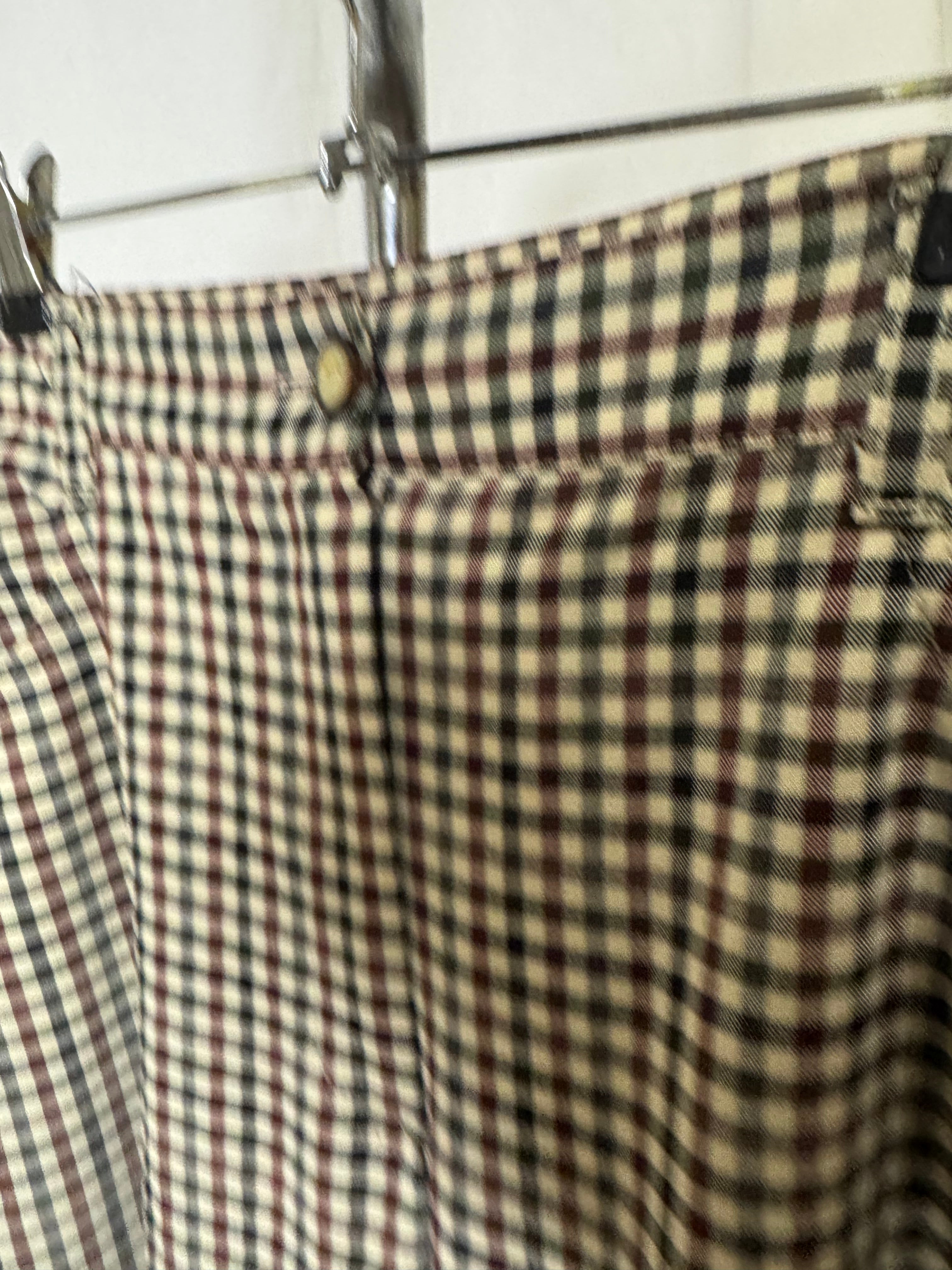 Pantalon à carreaux