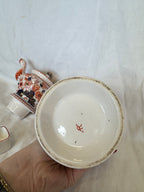 Tisanière à motifs rouge