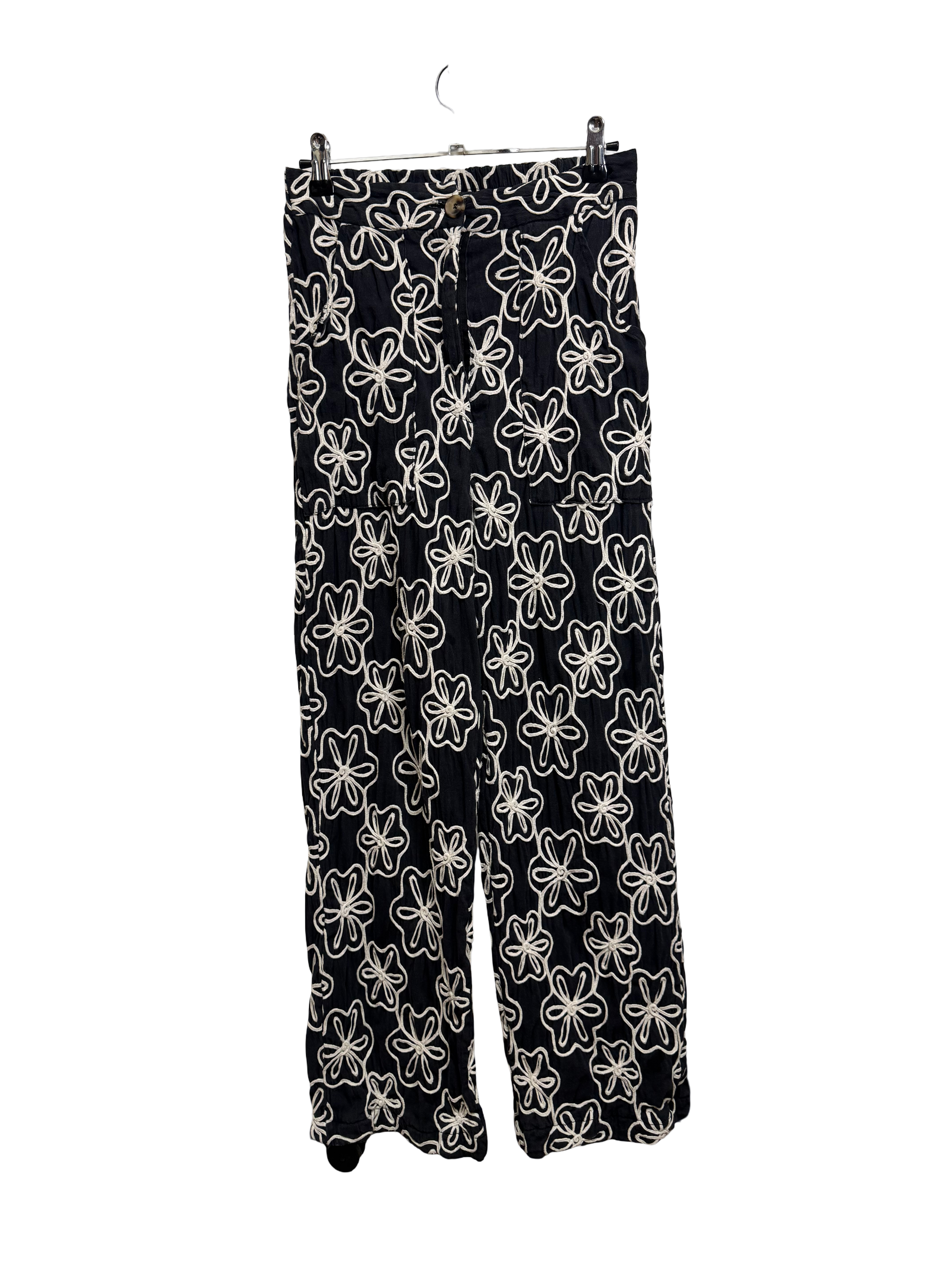 Pantalon brodé