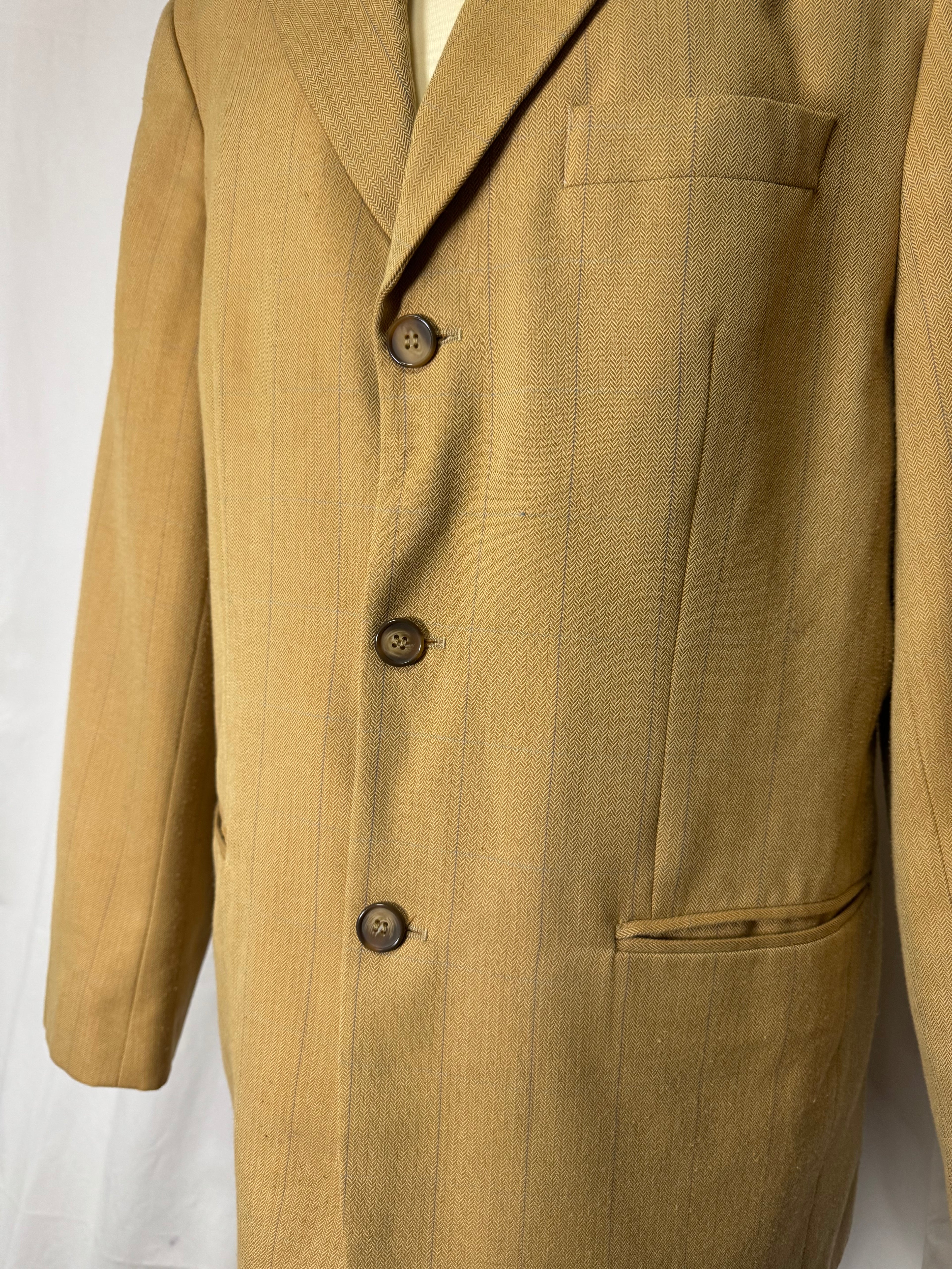 Veste de costume chevron