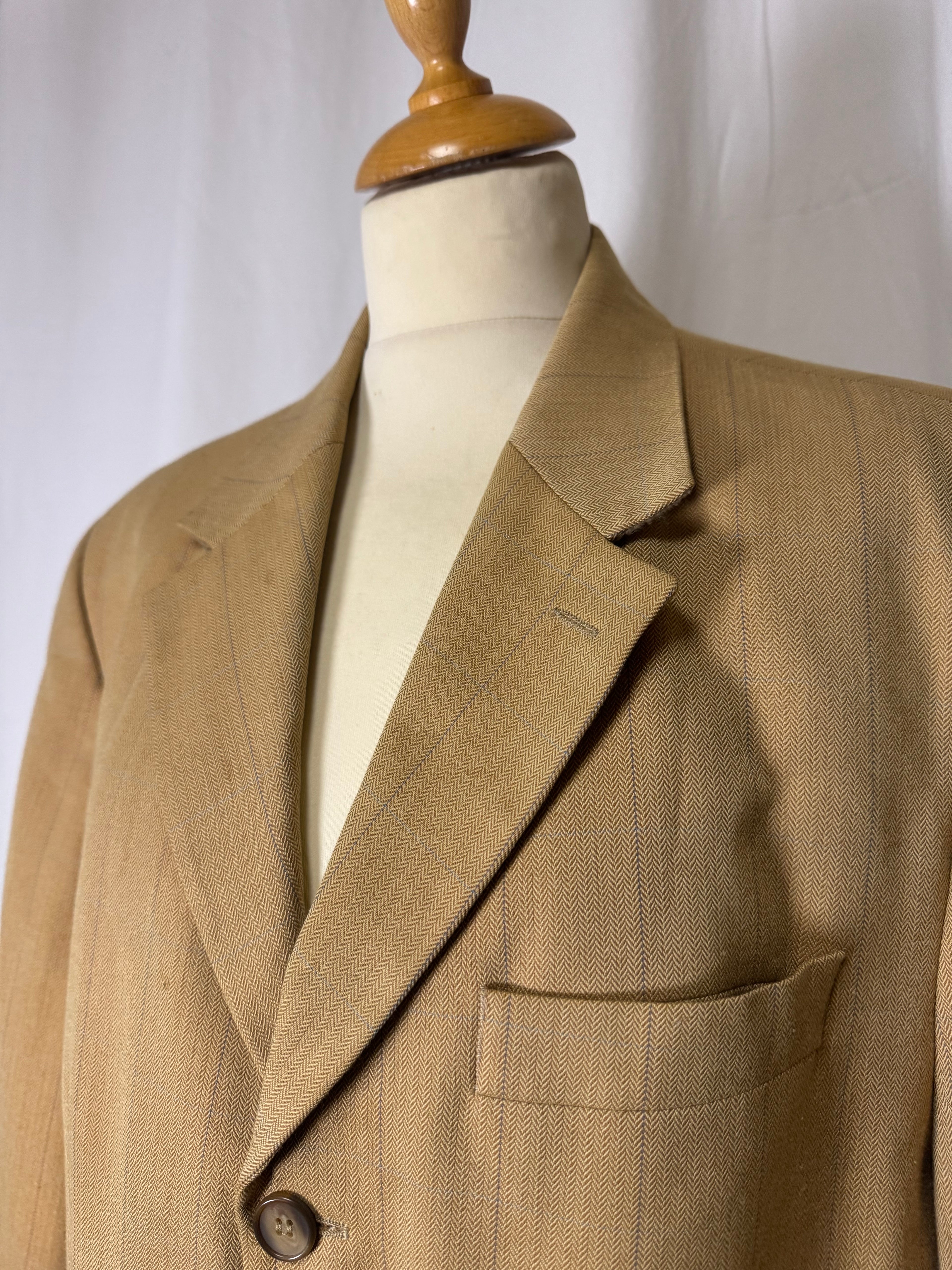 Veste de costume chevron