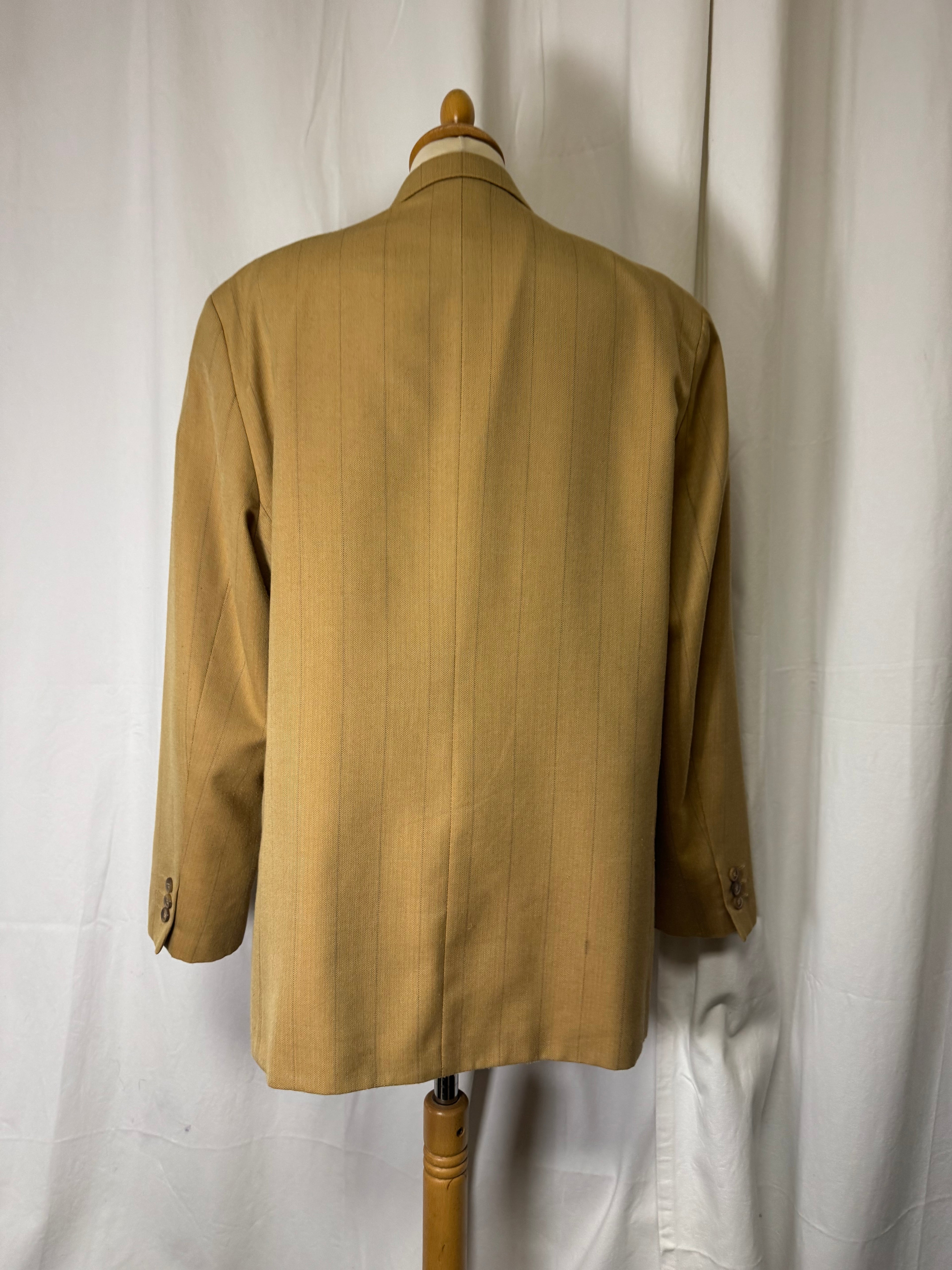 Veste de costume chevron