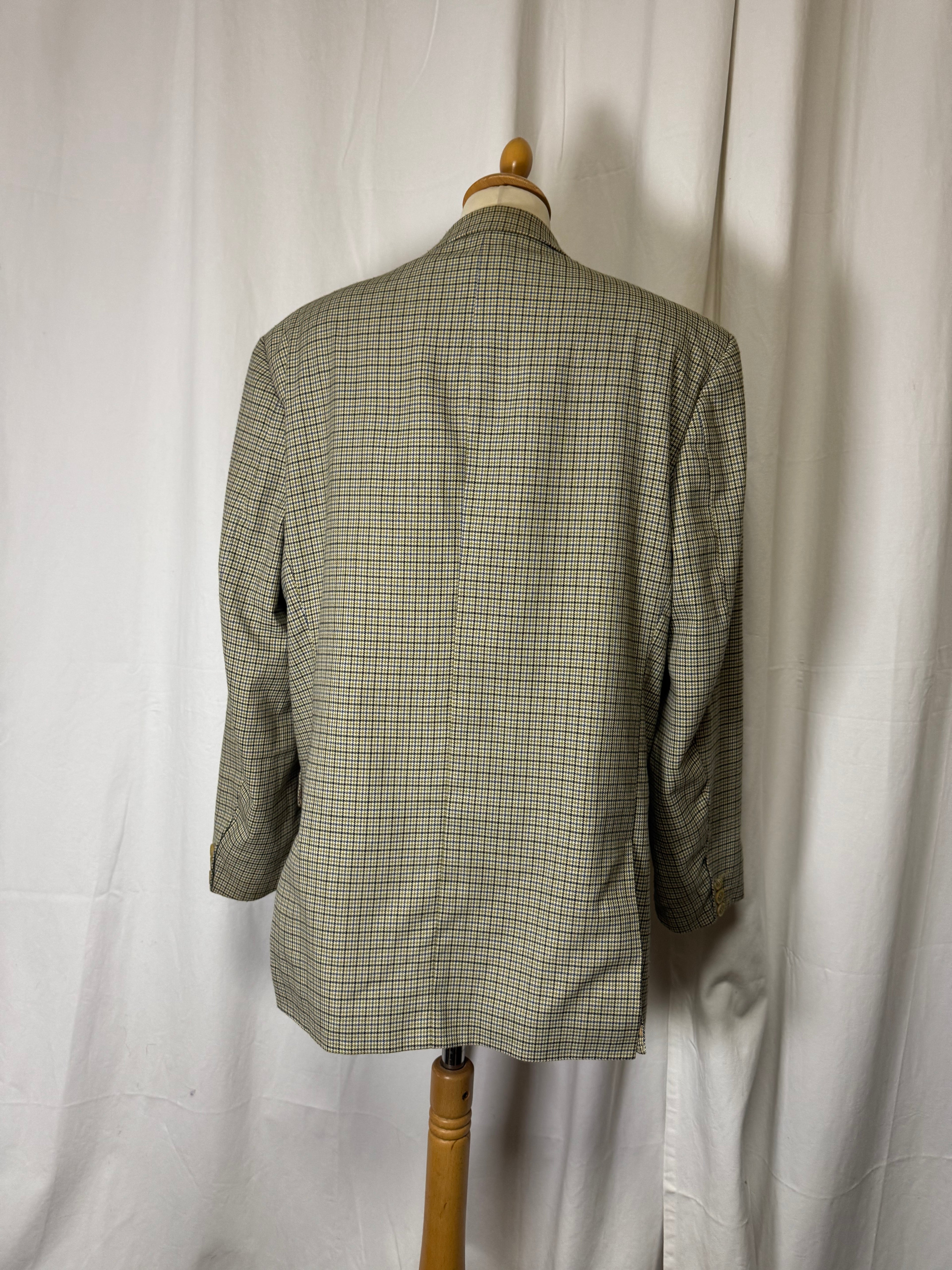 Veste de blazer pied de poule