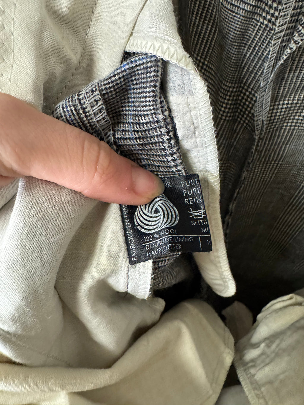 Tailleur en laine Pierre Cardin