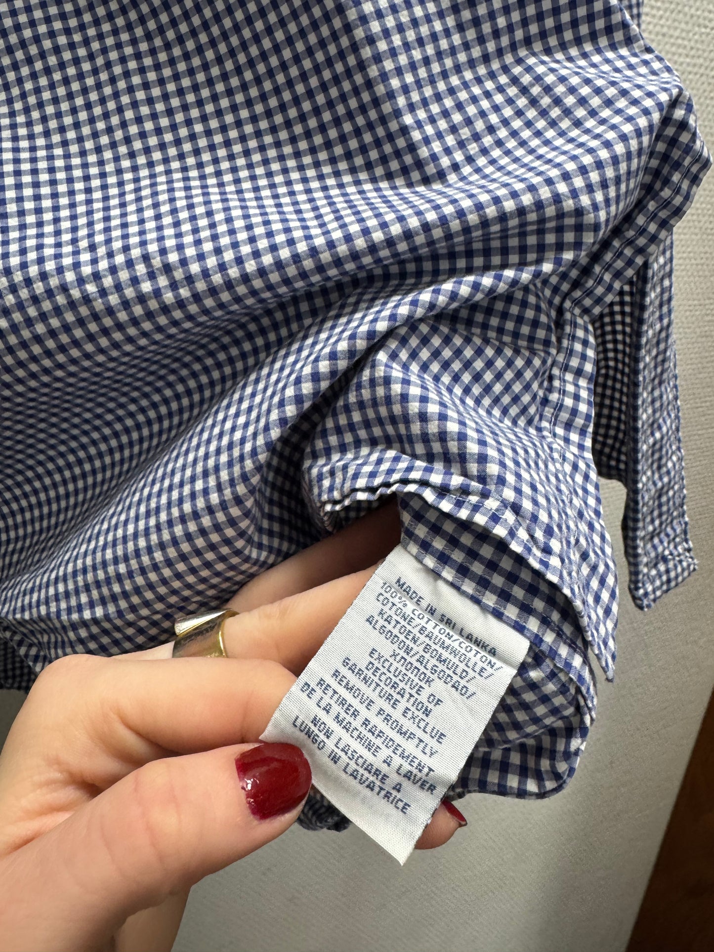 Chemise vichy Ralph Lauren