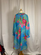 Robe à fleurs 70s
