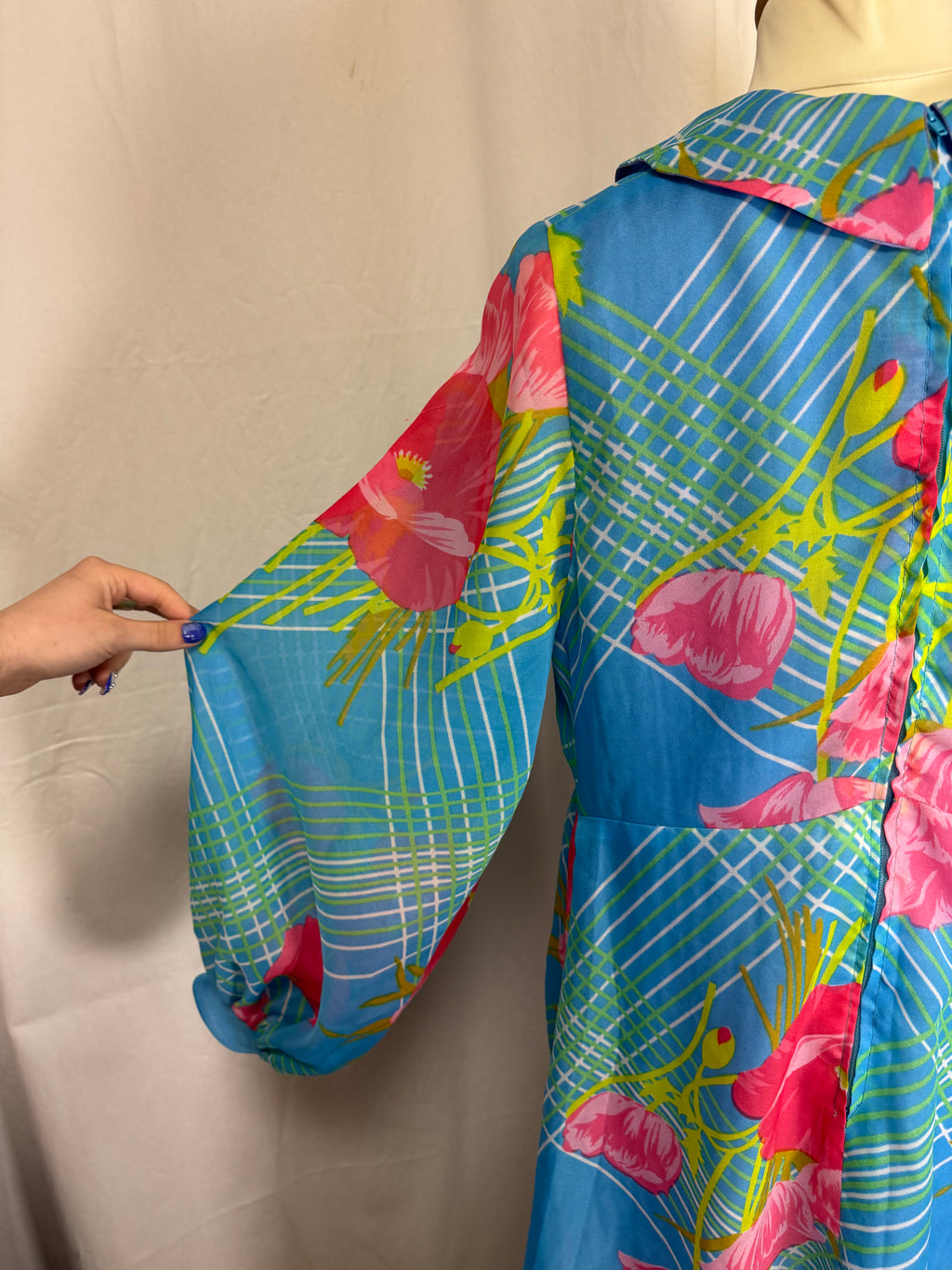 Robe à fleurs 70s