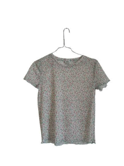 Top à fleurs