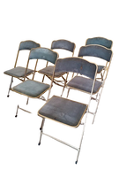 Chaises de théâtre pliables 70s