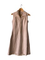 Robe longue beige