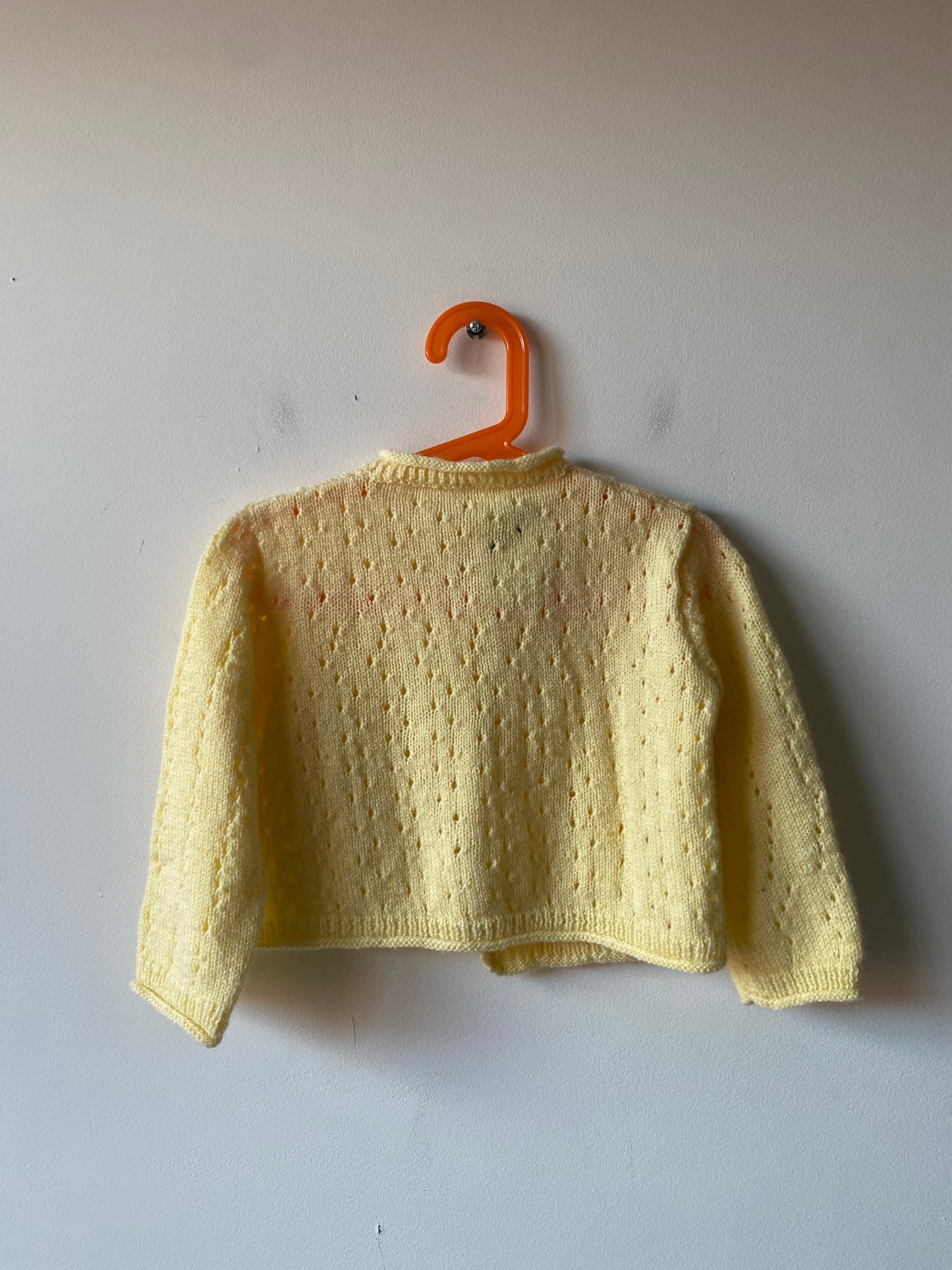 Cardigan ajouré 70s